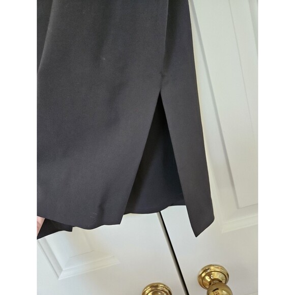 Banana Republic Straight Pencil Skirt Women's Size 6 Black Knee Length Slit GUC - Picture 2 of 7